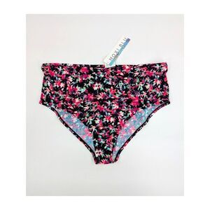 Womens Scoop Swim Bikini Bottom 3X Pink High Waist Cruise Resort Wear